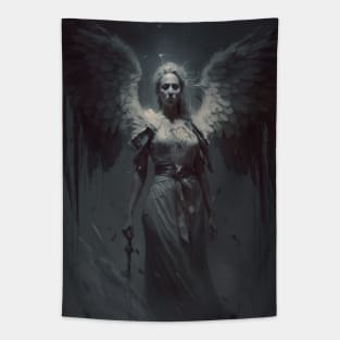 Female Winged Angel, Generative AI Tapestry