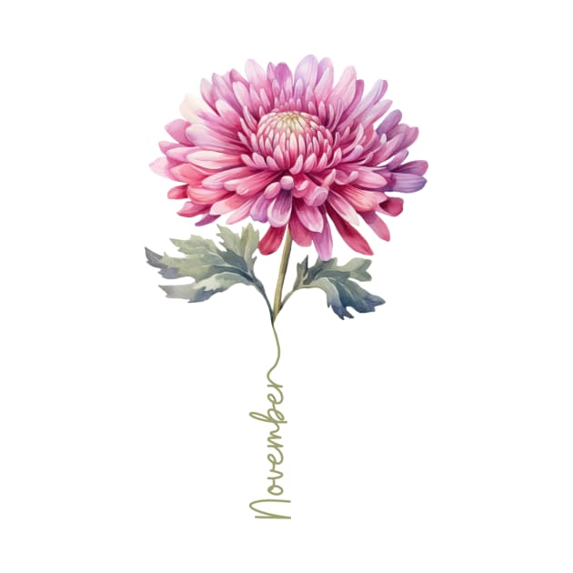 Chrysanthemum - Birth Month Flower for November by Mistywisp