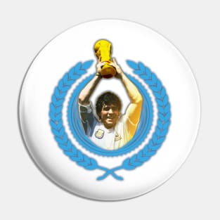 Argentina football fans tshirt Pin