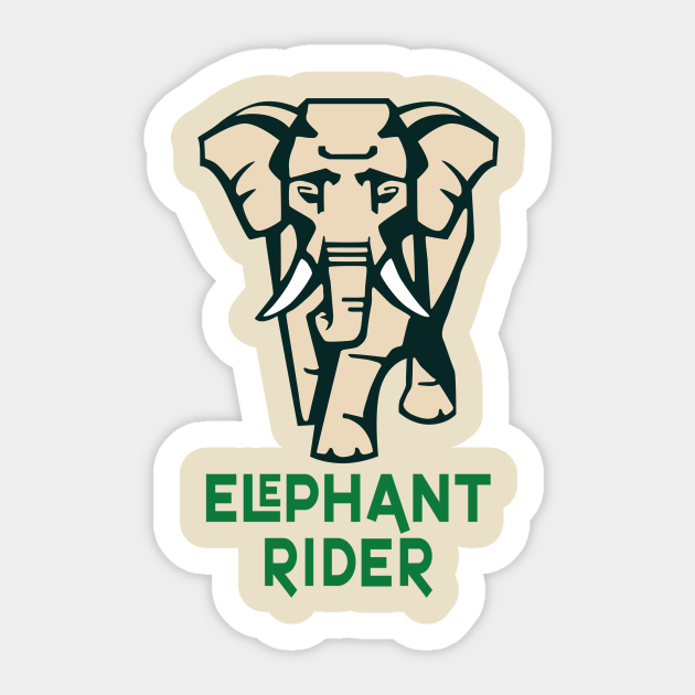 ELEPHANT RIDER - Beer - Sticker | TeePublic
