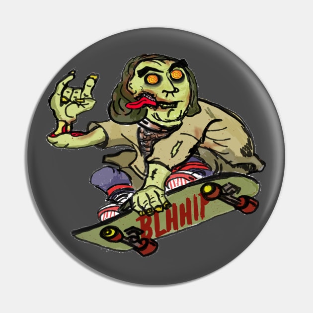 Skate and/or Die Pin by LittleHorrorPHL