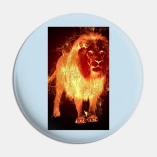 Blazing Lion Pin