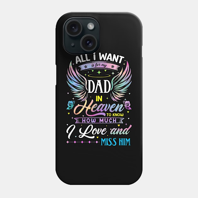 I Love and Miss Him Memorial Dad Phone Case by Zaaa Amut Amut Indonesia Zaaaa