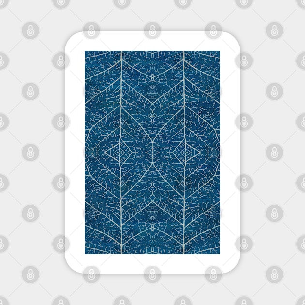 Indigo winter Magnet by grendgallery