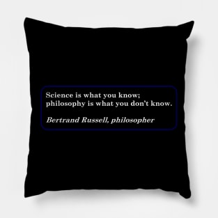 philosopher quote Pillow