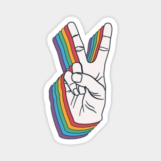 Peace Sign - Peace Hand Sign Gesture Magnet