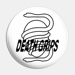 Death Grips Snake Egg Logo Minimalistic with Band Name Pin