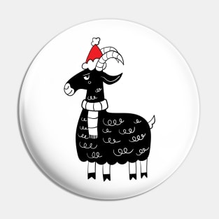 Xmas Goat T-Shirt Pin