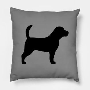 Beagle Silhouette Pillow