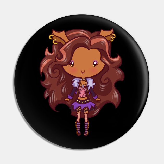 Werewolf Girl: Lil' CutiEs Pin by Ellador