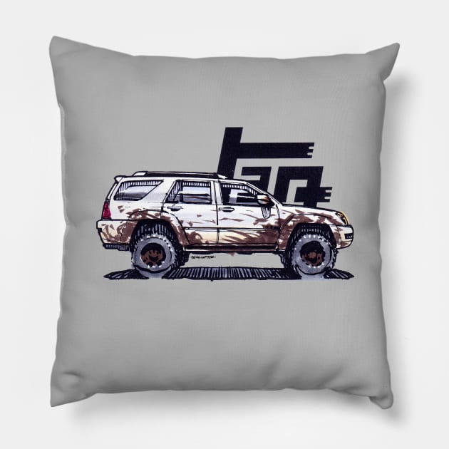 4th Gen 4Runner TRD - Ghost Pillow by robert1117