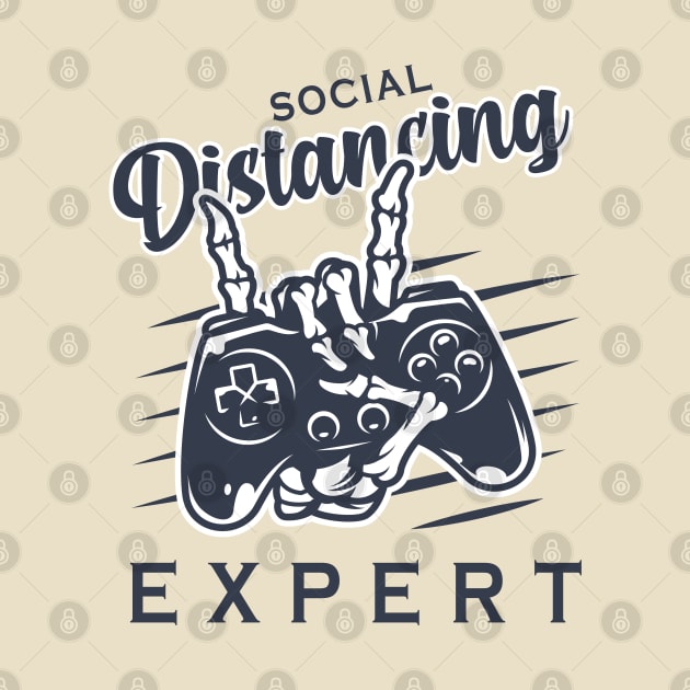 Awesome Social Distancing Expert Gaming Hand Skeleton by KingMaster