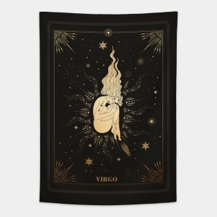 Virgo Zodiac Sign Tapestry