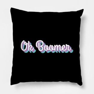 OK Boomer Pillow