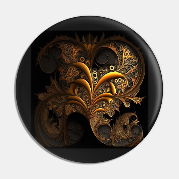 Intricate Fractal Design #3 Pin by WilbDigital