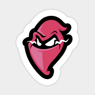 Hooded mascot logo Magnet