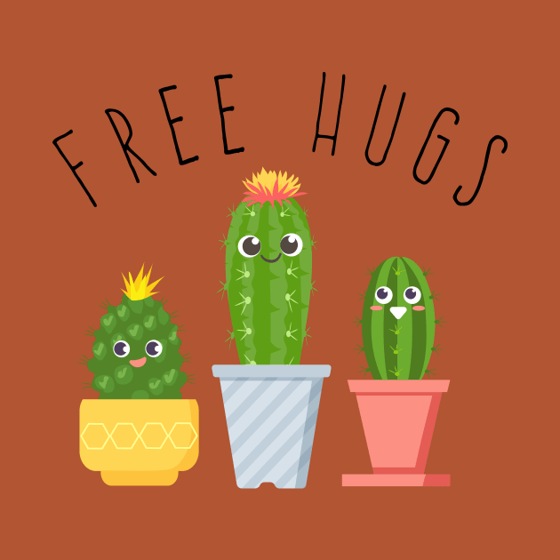 Free Hugs - Cacti design by Plantitas