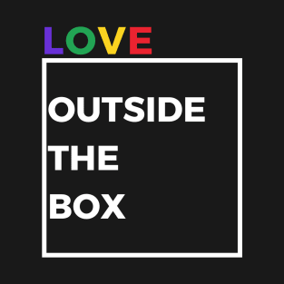 Love Outside The Box, Pride Colors T-Shirt