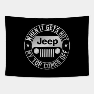 Jeep Car Off Road Tapestry