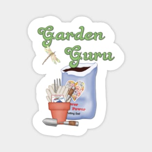 Garden Guru Gardening Gifts Magnet