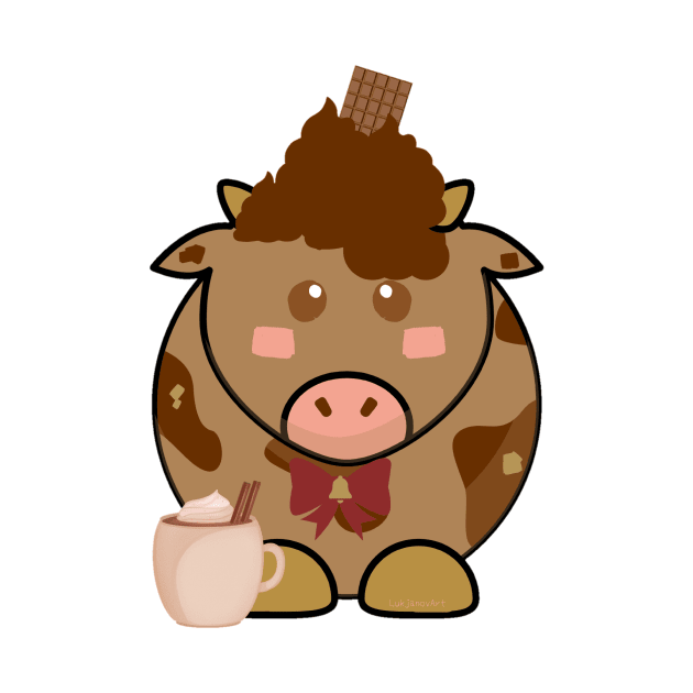 Chocolate cow by LukjanovArt