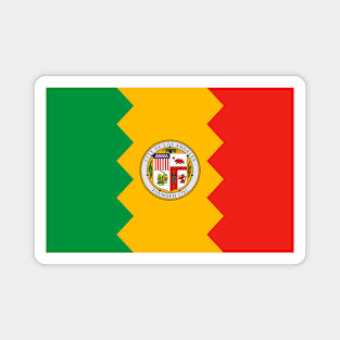 Flag of Los Angeles, California Magnet