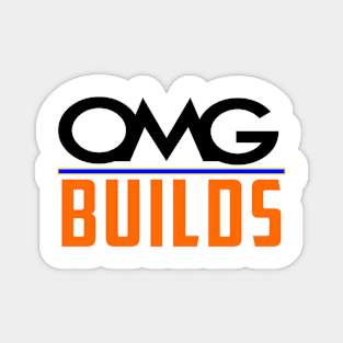 OMG BUILDS Logo Magnet