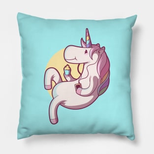 Unicorn Chillin! Pillow