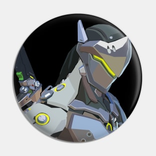 genji art Pin