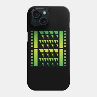 “Dimensional Forest (1)” - V.6 Green - (Geometric Art) (Dimensions) - Doc Labs Phone Case