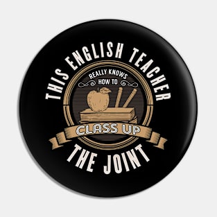 English Teacher Pin