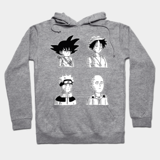 Anime Characters Hoodies Teepublic