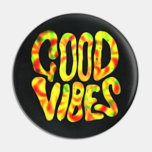 Good Vibes | Rasta Pin