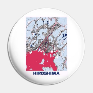 Hiroshima - Japan MilkTea City Map Pin