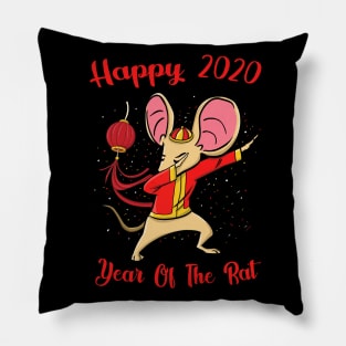 year of the rat chinese new year 2020 T-shirt Pillow