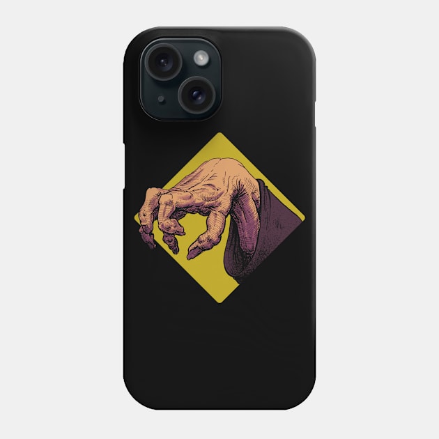 Halloween Beware witch necromancer Phone Case by Carlos CD