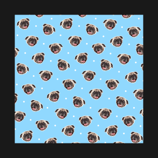 Pug Pattern Design T-Shirt