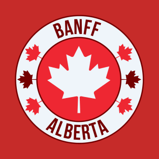 Discover Banff, Alberta: Get Your Canadian Maple Leaf T-Shirt