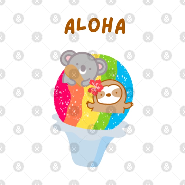 Aloha Rainbow Shave Ice by theslothinme