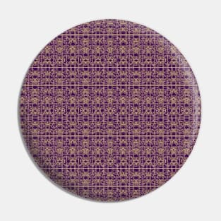 Purple Trendy Pattern V11 Pin
