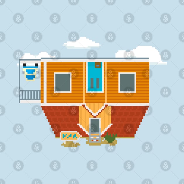 Upside down Cafe Pixel Art by toffany's