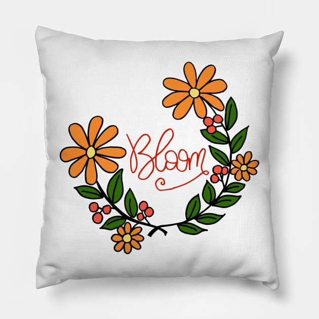 Bloom Pillow by wildmagnolia