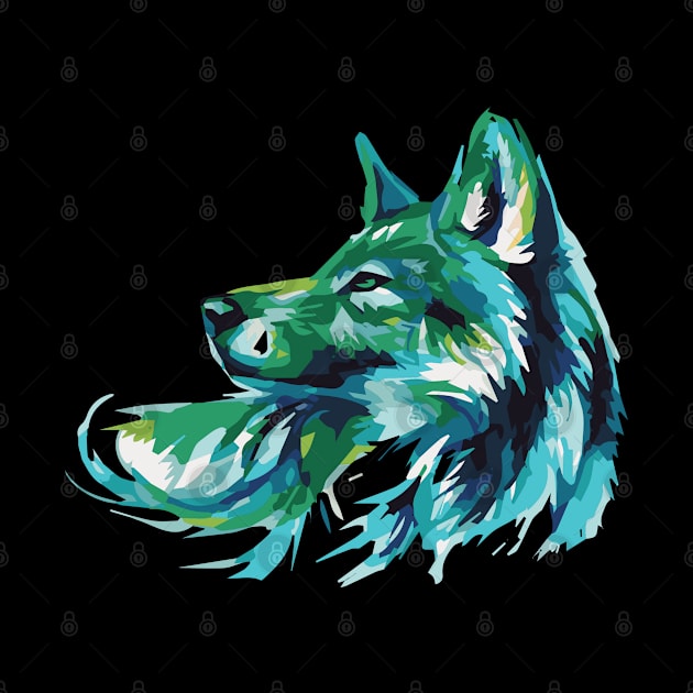 Abstract Wolf Design by RKP'sTees