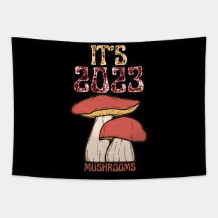 It's 2023 Mushroom Tapestry