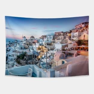 Santorini, Greece Tapestry