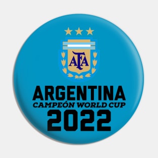 Argentina Campeón World Cup T-Shirt Pin