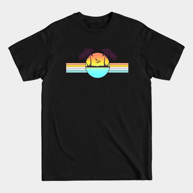 80s Sunset - 80s - T-Shirt