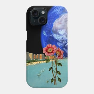 beach with a view collage Phone Case