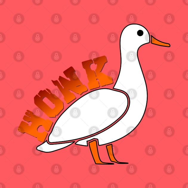 Goose HONK by nonbeenarydesigns