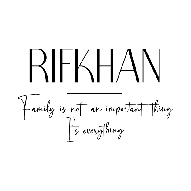 Rifkhan Family, Rifkhan Name, Rifkhan Middle Name by Rashmicheal